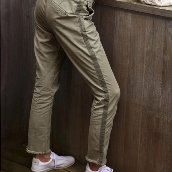 Unsubscribed Chino Trim Pant Dusty Olive 0 - Picture 2 of 4